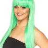 * Fashion Deluxe Spearmint Green Long Wig Sale