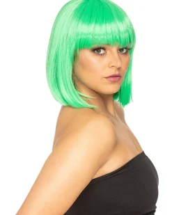 * Fashion Deluxe Spearmint Green Bob Wig Outlet