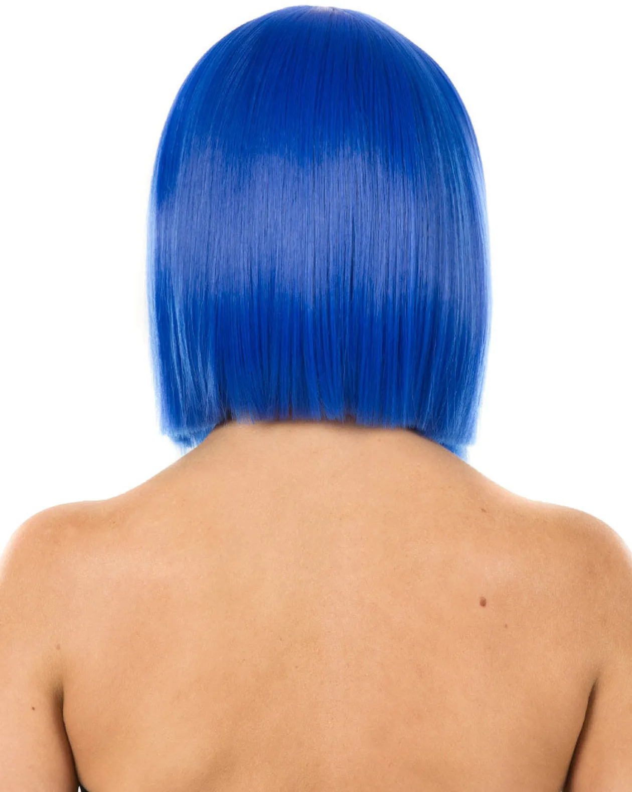 * Fashion Peacock Blue Bob Deluxe Wig Hot