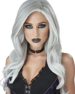 California Costumes Fatal Beauty Grey And White Wig Hot