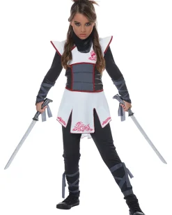 California Costumes Fearless Ninja White Girls Costume Clearance