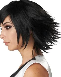 California Costumes Feather Cosplay Black Wig Best