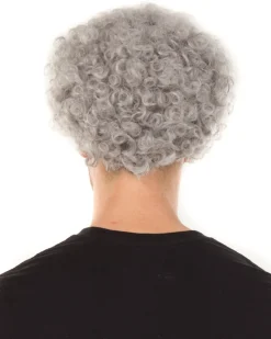 * Funky Grey Curly Wig Fashion