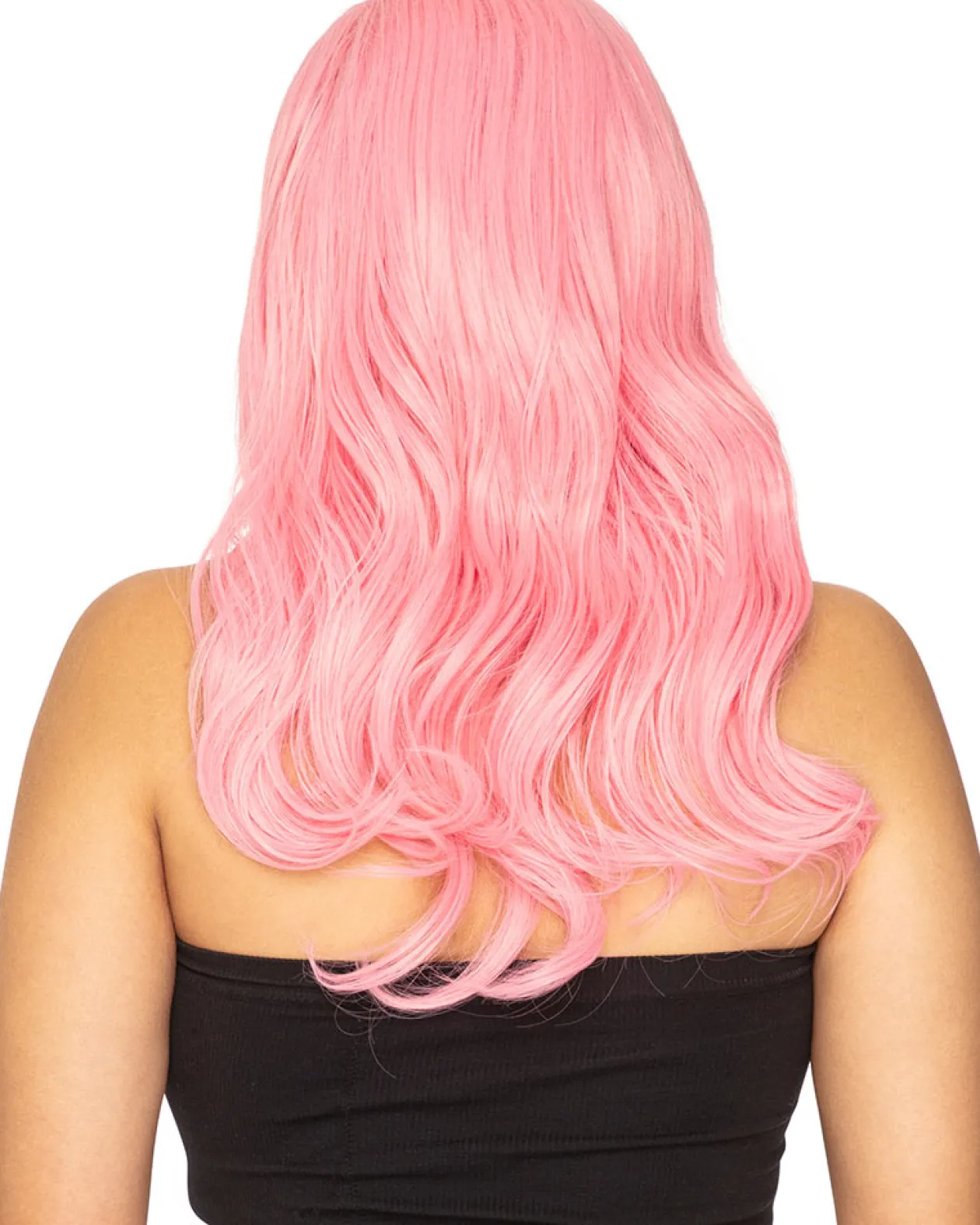* Glamour Deluxe Musk Stick Pink Long Wavy Wig Best
