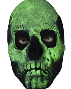 Ghoulish Productions Glow Skull Half Mask Shop