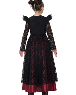 California Costumes Gothic Lace Vampire Deluxe Girls Costume Cheap