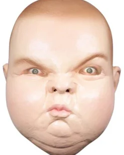 Ghoulish Productions Grumpy Baby Face Deluxe Mask Best Sale