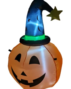 Channal Inflatables Halloween Pumpkin Witch Lawn Inflatable 1M Cheap