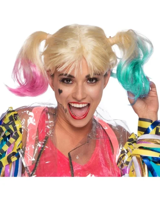 Rubies Harley Quinn Birds Of Prey Adult Wig Cheap