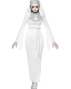 Smiffys Haunted Asylum Nun Womens Costume Hot
