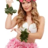 Smiffys Hawaiian Luau Tiki Headband And Bracelets Set Clearance