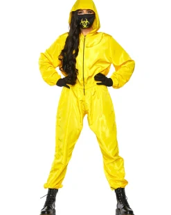 Seeing Red Hazmat Womens Costume Clearance
