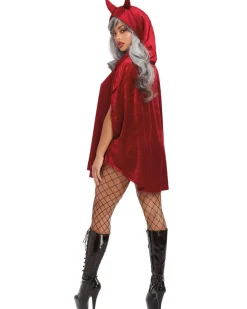 Dreamgirl International Hell Yeah Womens Poncho Hot