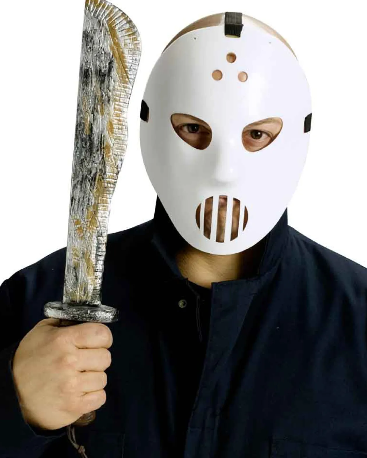 Fun World Hockey Mask And Machete Kit Hot