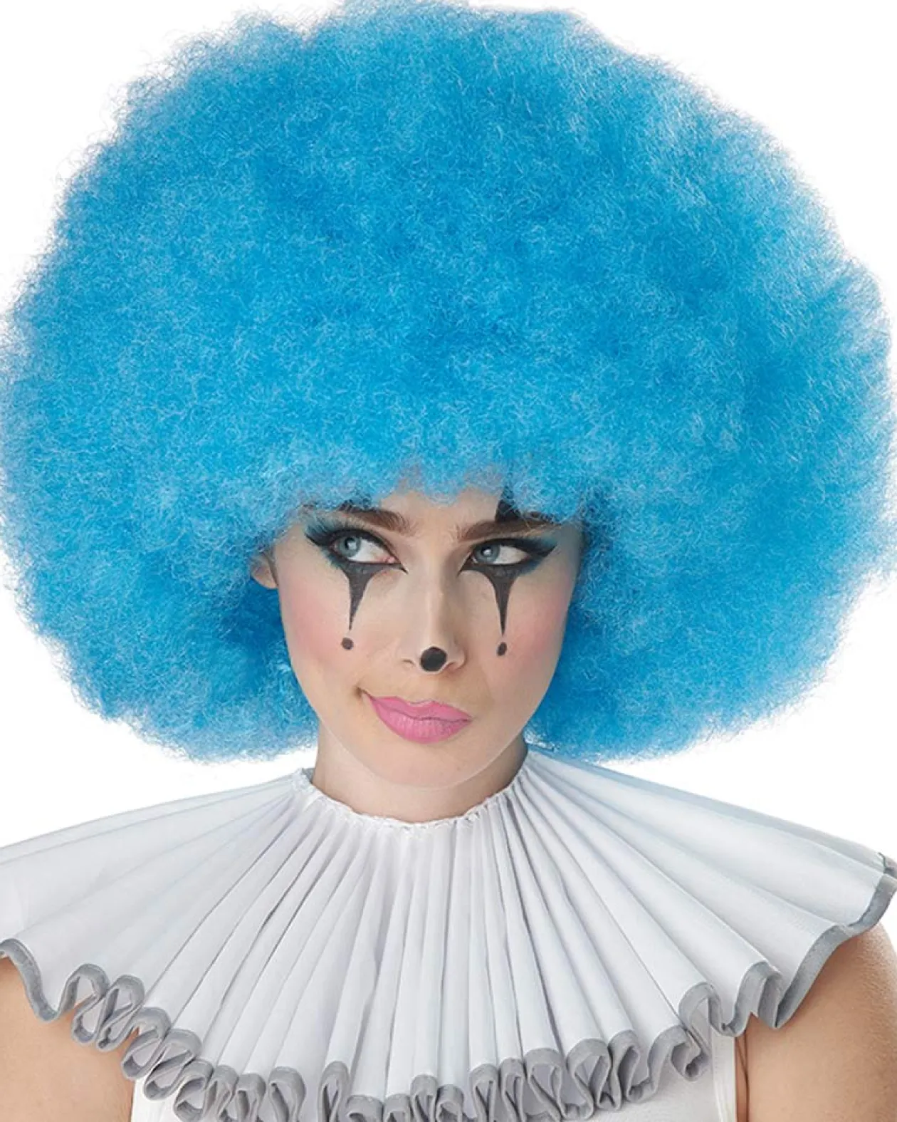 California Costumes Jumbo Afro Blue Wig Clearance