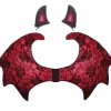 Sweidas Lace Devil Wings And Horn Set New