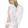 Smiffys Large White Feather Angel Wings 60Cm Best