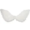 Tomfoolery Large White Feather Wings Best Sale