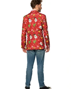 Opposuits Light Up Red Christmas Icons Mens Suitmeister Jacket Cheap