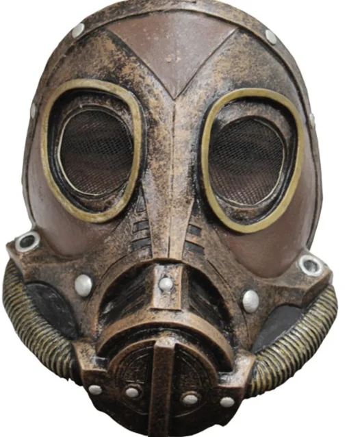 Ghoulish Productions M3A1 Brown Steampunk Gas Mask Cheap