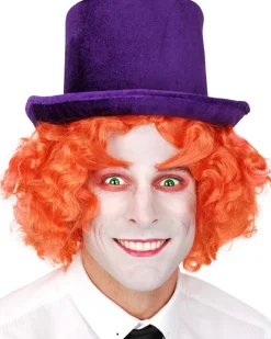 Tomfoolery Mad Purple Velvet Top Hat Clearance