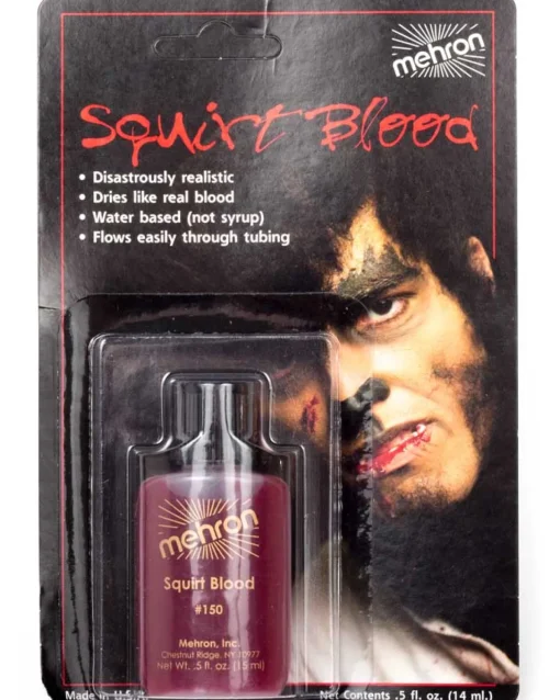 Tomfoolery Mehron Bright Red Arterial Squirt Blood 14Ml Outlet