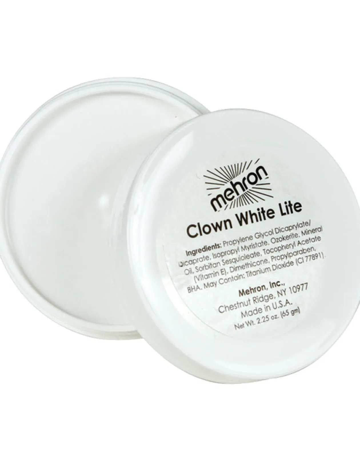 Tomfoolery Mehron Clown White Lite Makeup 65G Cheap