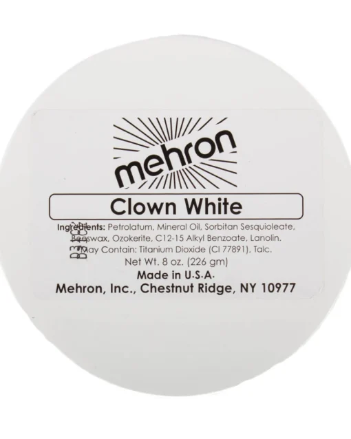 Tomfoolery Mehron Clown White Makeup 200G Outlet