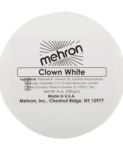 Tomfoolery Mehron Clown White Makeup 200G Outlet