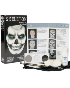Tomfoolery Mehron Skeleton Character Makeup Kit Best