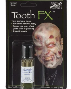Tomfoolery Mehron Spinach Teeth Makeup Fashion