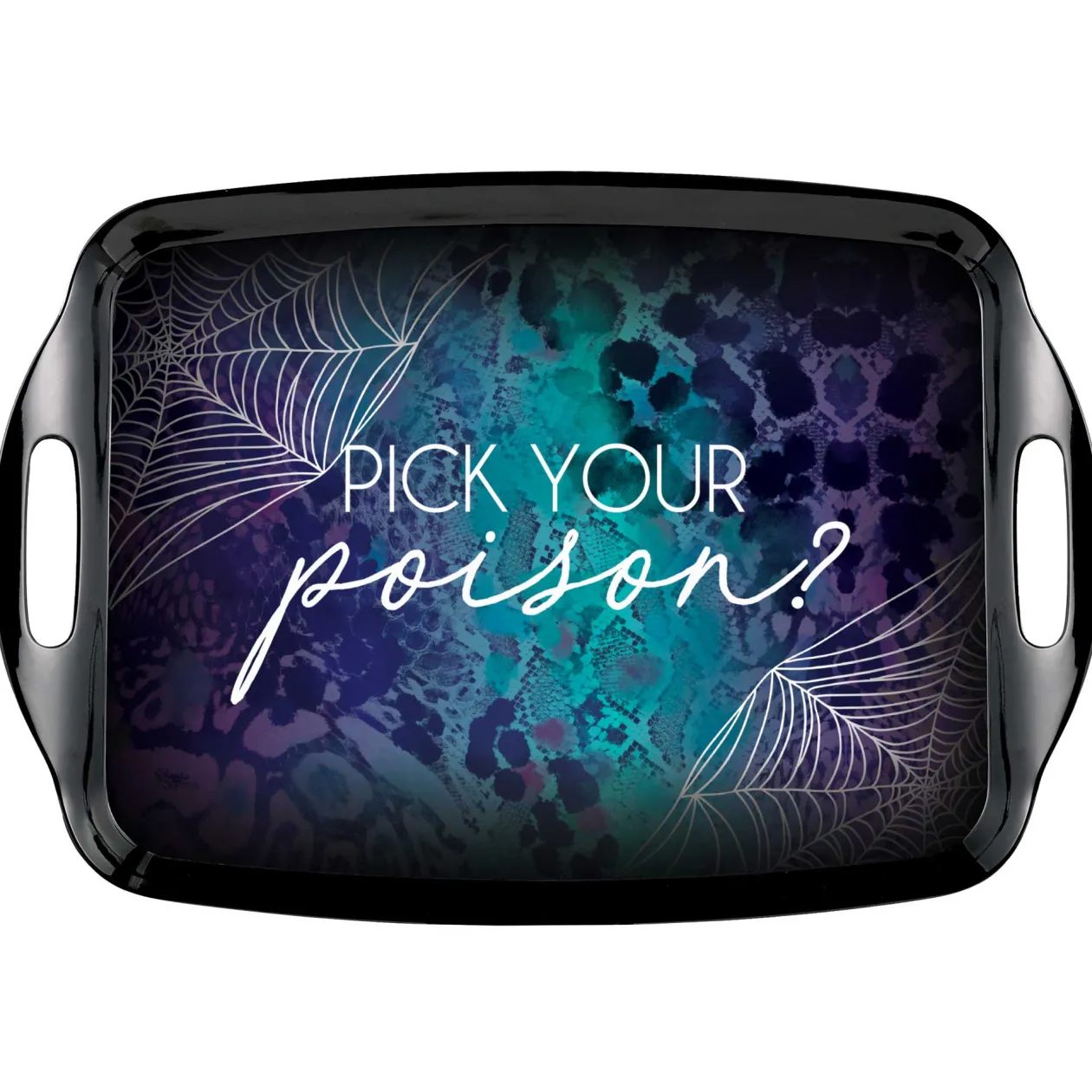 Amscan Midnight Mayhem Melamine Rectangle Tray Cheap