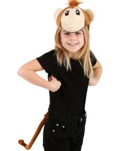 Elope Monkey Plush Headband And Tail Set Clearance