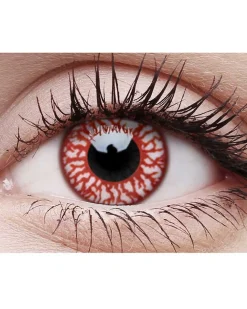 ColourVue One Wear Bloodshot 14Mm White And Red Contact Lenses Online