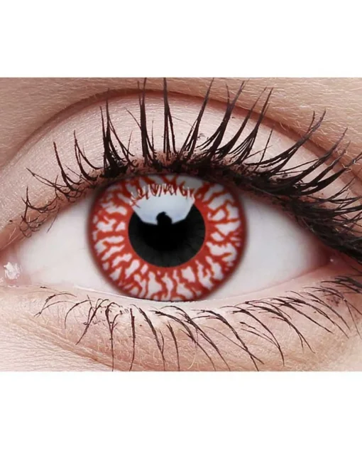 ColourVue One Wear Bloodshot 14Mm White And Red Contact Lenses Online