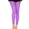 Music Legs Opaque Purple Capri Tights Hot