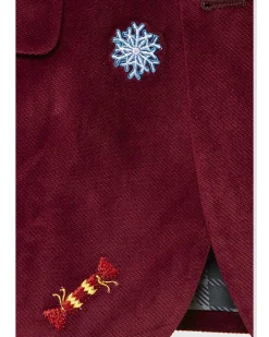Opposuits Opposuit Christmas Icons Burgundy Deluxe Mens Blazer Online
