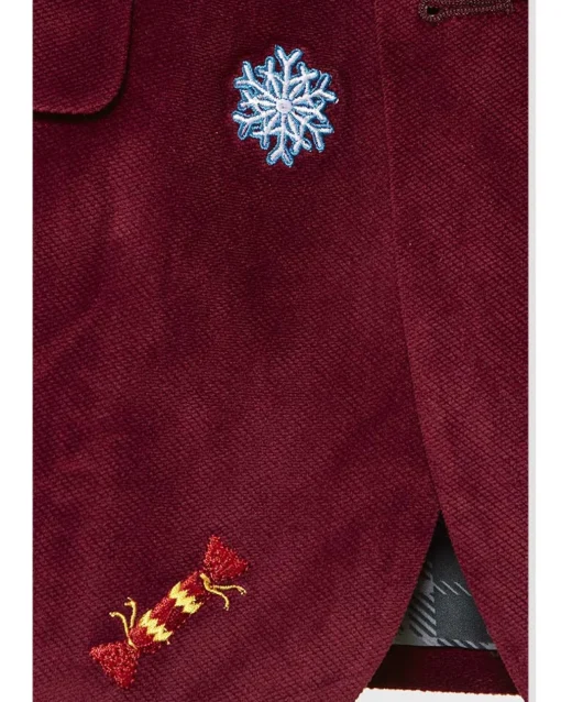 Opposuits Opposuit Christmas Icons Burgundy Deluxe Mens Blazer Online