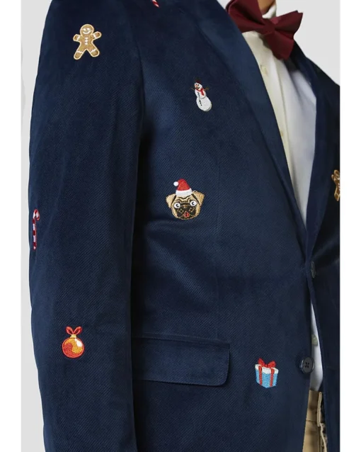 Opposuits Opposuit Christmas Icons Navy Deluxe Mens Blazer Shop