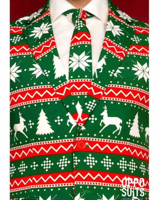 Opposuits Opposuit Festive Green Premium Mens Suit Cheap