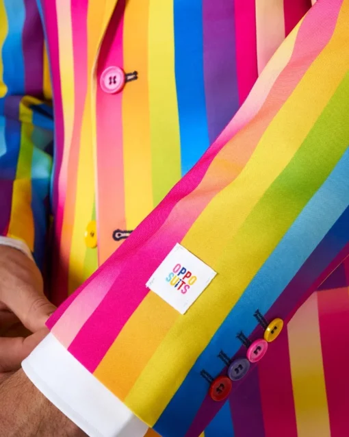 Opposuits Opposuit Rainbow Glaze Premium Mens Suit New