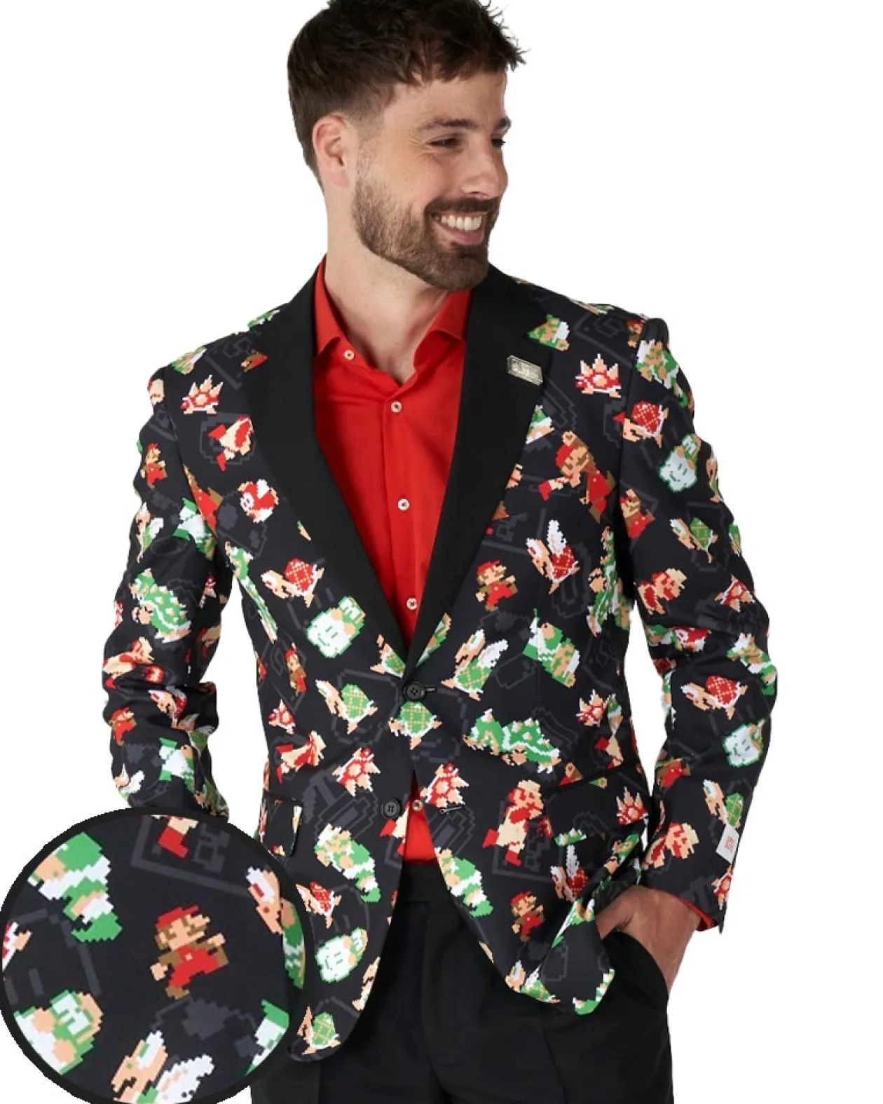 Opposuits Opposuit Super Mario Bros Mens Blazer Store