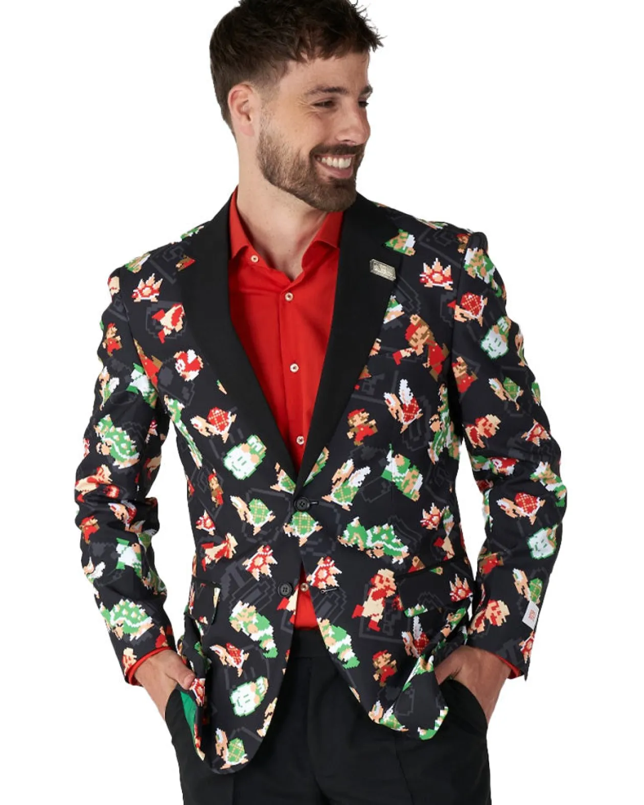 Opposuits Opposuit Super Mario Bros Mens Blazer Store