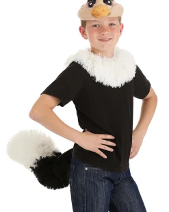 Elope Ostrich Deluxe Plush Headband Collar And Tail Set Cheap