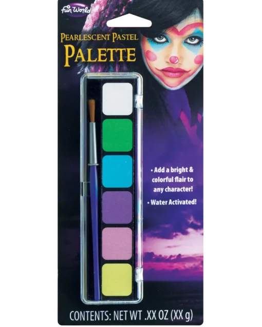 Fun World Pastel Water Activated Makeup Kit Best Sale