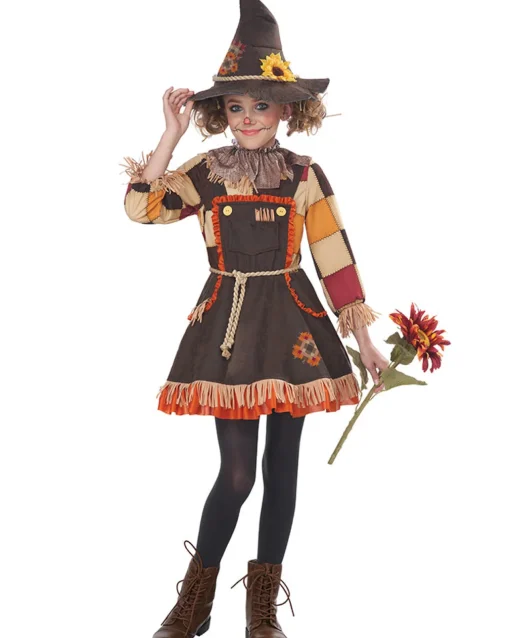 California Costumes Patchwork Scarecrow Girls Costume Shop