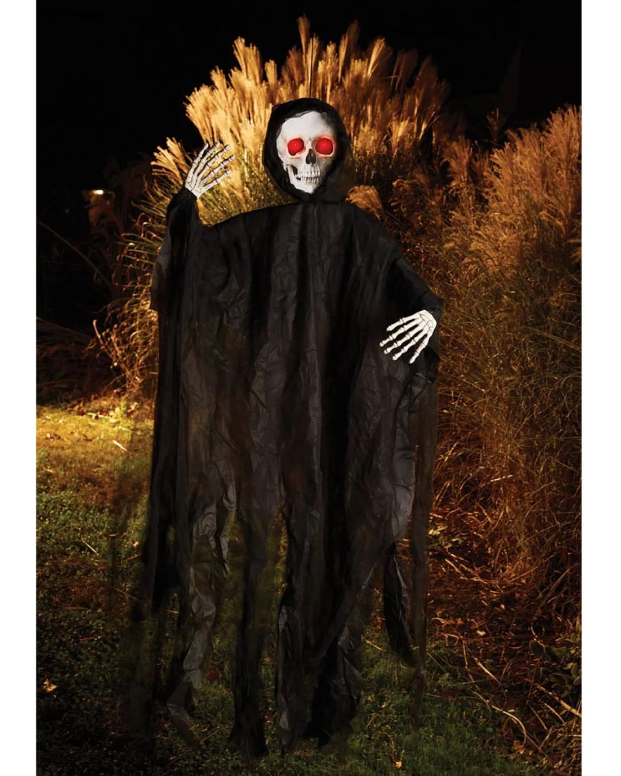 Fun World Photoreal Light Up Hanging Reaper 1.5M Hot