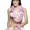 Smiffys Pink Hawaiian Lei Headband And Wristbands Set Cheap