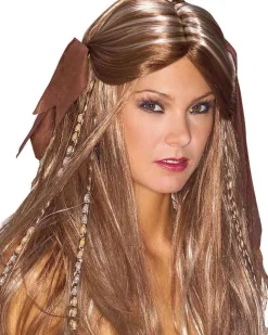 Rubies Pirate Wench Brown Wig Fashion