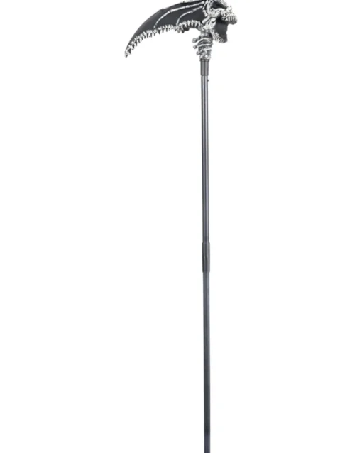 Amscan AU Plastic Winged Skull Scythe Prop 112Cm Hot